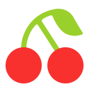Cherries-Flat icon