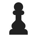 Chess Pawn Flat icon