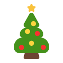 Christmas Tree Flat icon