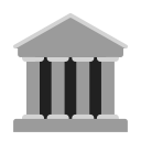 Classical Building Flat icon