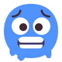 Cold Face Flat icon