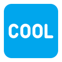 Cool Button Flat icon