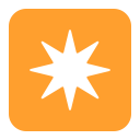 Eight-Pointed-Star-Flat icon