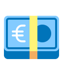 Euro-Banknote-Flat icon
