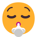 Face-Exhaling-Flat icon