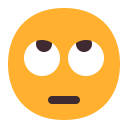 Face With Rolling Eyes Flat icon