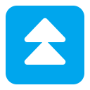 Fast-Up-Button-Flat icon