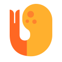 Fried-Shrimp-Flat icon