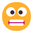 Grimacing-Face-Flat icon