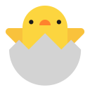 Hatching-Chick-Flat icon