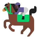 Horse Racing Flat Dark icon
