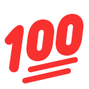 Hundred Points Flat icon