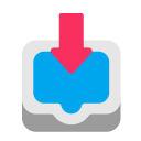 Inbox-Tray-Flat icon