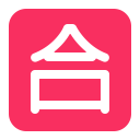 Japanese Passing Grade Button Flat icon