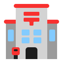 Japanese Post Office Flat icon