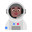 Man-Astronaut-Flat-Medium-Dark icon