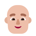 Man-Bald-Flat-Medium-Light icon