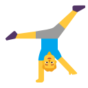 Man Cartwheeling Flat Default icon