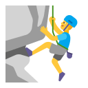 Man Climbing Flat Default icon