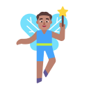 Man Fairy Flat Medium icon