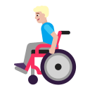 Man-In-Manual-Wheelchair-Flat-Medium-Light icon