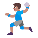 Man Playing Handball Flat Medium icon