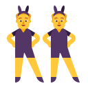 Man With Bunny Ears Flat icon
