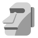 Moai Flat icon
