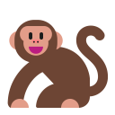 Monkey-Flat icon