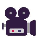 Movie Camera Flat icon