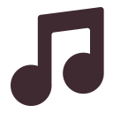Musical Note Flat icon