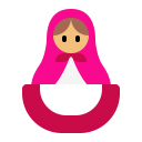 Nesting-Dolls-Flat icon