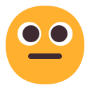 Neutral Face Flat icon