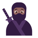 Ninja Flat Medium Dark icon