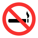 No Smoking Flat icon