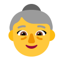 Old Woman Flat Default icon