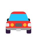 Oncoming-Automobile-Flat icon