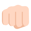 Oncoming Fist Flat Light icon