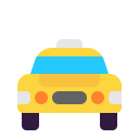 Oncoming-Taxi-Flat icon