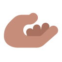 Palm Up Hand Flat Medium icon