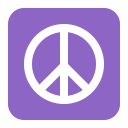 Peace Symbol Flat icon