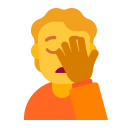 Person Facepalming Flat Default icon