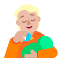 Person Feeding Baby Flat Medium Light icon