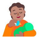 Person Feeding Baby Flat Medium icon