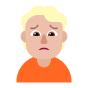 Person Frowning Flat Medium Light icon