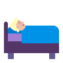 Person-In-Bed-Flat-Medium-Light icon