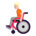 Person-In-Manual-Wheelchair-Flat-Medium-Light icon