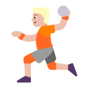 Person Playing Handball Flat Medium Light icon