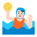 Person Playing Water Polo Flat Light icon