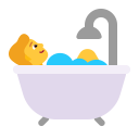 Person-Taking-Bath-Flat-Default icon